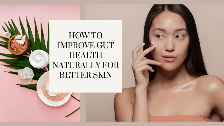 A healthy bowl of fermented foods and greens showing gut health for skin benefits.