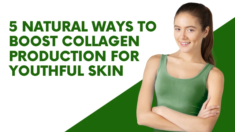 A collection of organic botanicals and natural skincare ingredients used to boost collagen naturally.