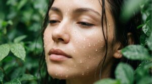 Clear, glowing skin illustrating the power of a natural skincare routine.