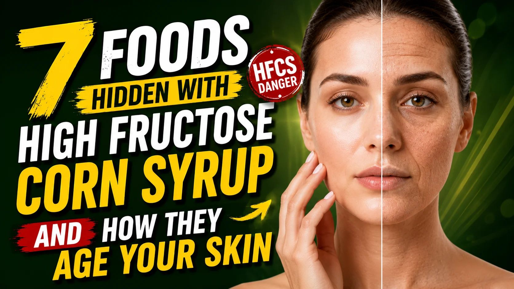 Packaged grocery products containing high fructose corn syrup and hidden sugars.
