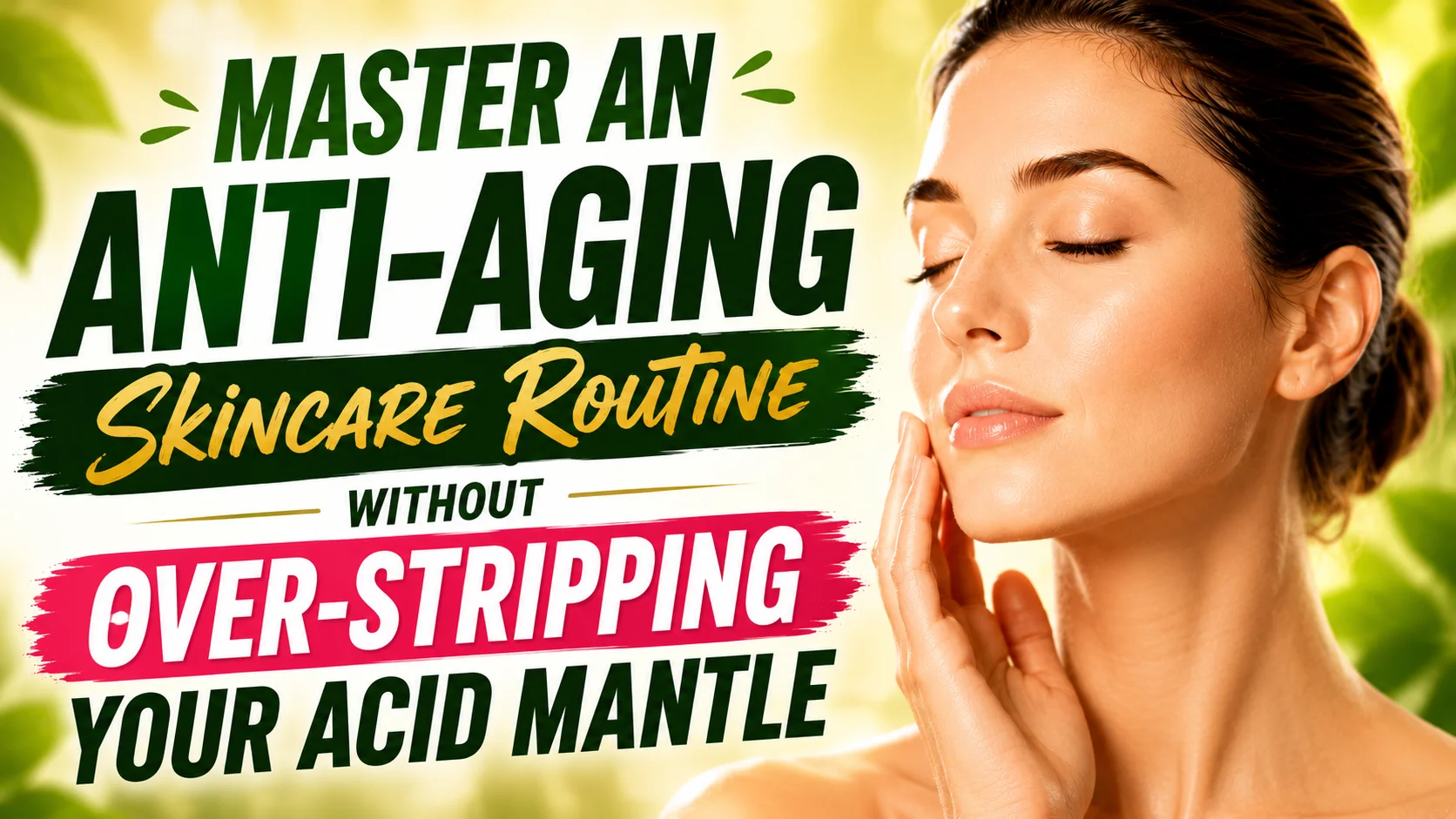 A premium botanical serum representing a gentle anti-aging skincare routine.
